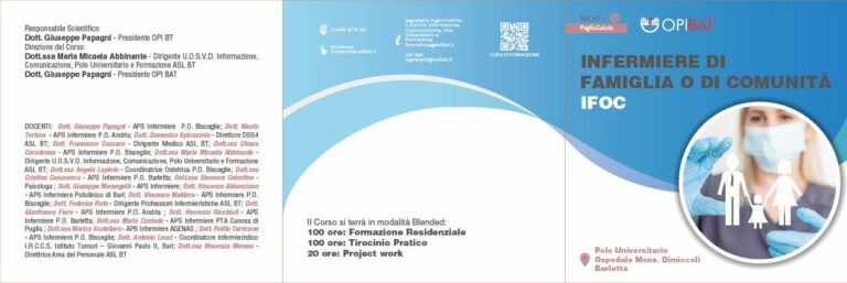 Infermiere di Comunità e Famiglia