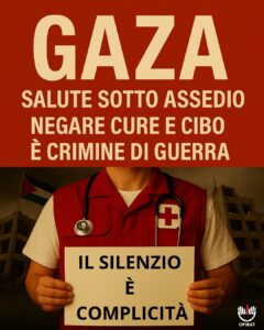Gaza, salute sotto assedio: negare cure e cibo è crimine di guerra. Solidarietà dell’Ordine delle Professioni Infermieristiche della BAT al popolo palestinese