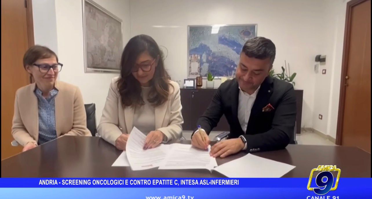 PREVENZIONE: FIRMATO PROTOCOLLO D’INTESA TRA ASL BT E OPI BAT